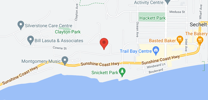 map of 311 5855 COWRIE STREET